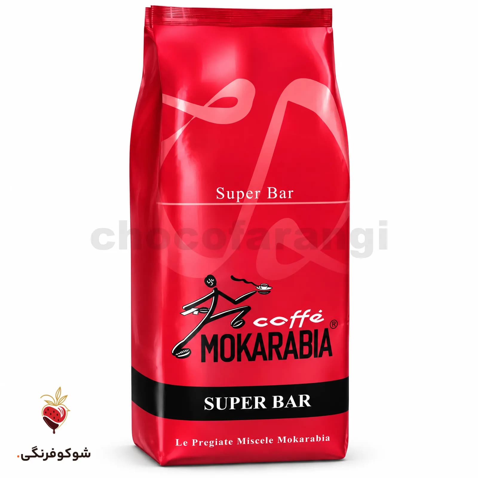 دانه قهوه موکارابیا سوپر بار (قرمز) 1 کیلویی — شوکوفرنگی