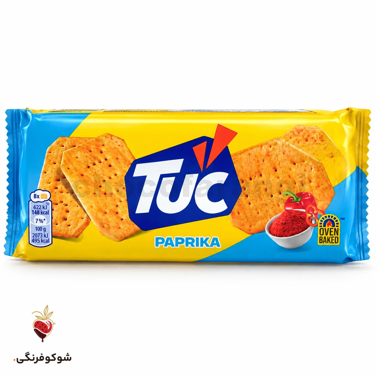 کراکر پاپریکا توک ۱۰۰ گرمی — شوکوفرنگی