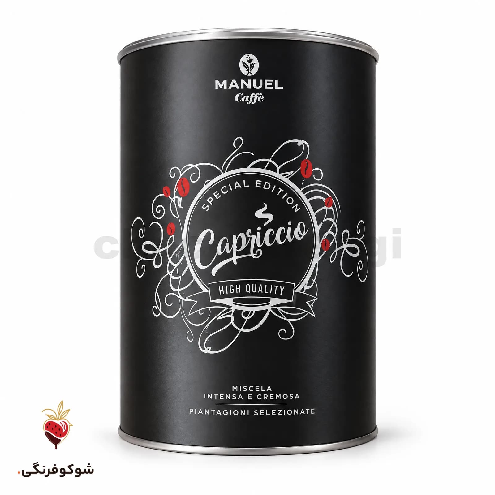 سیلندر قهوه مانویل 2 کیلوگرمی– Capriccio Intense and Creamy Blend — شوکوفرنگی