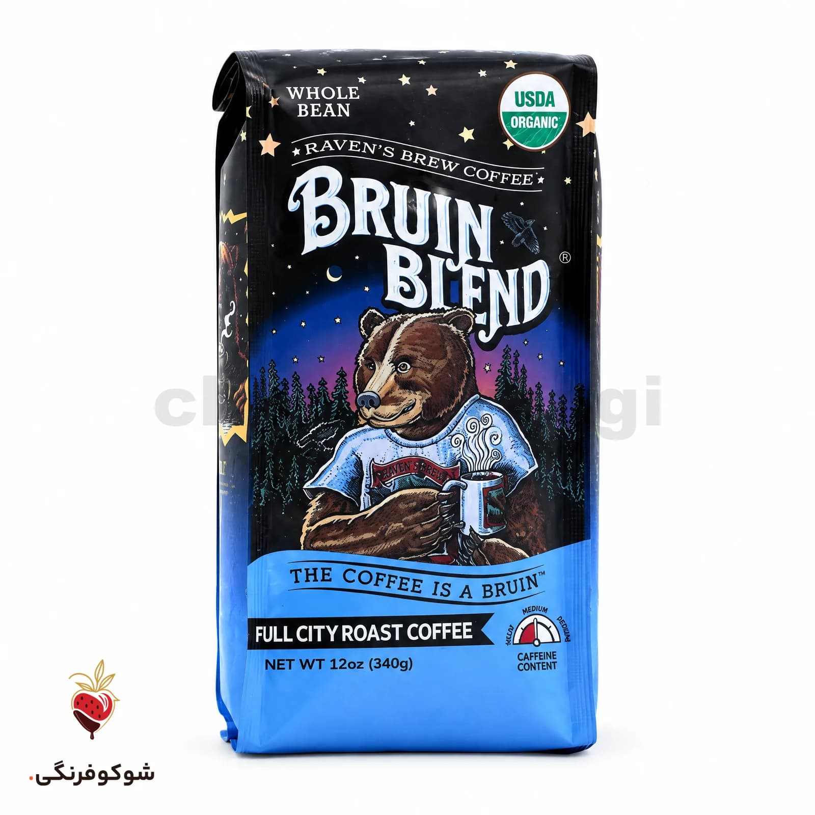 دون قهوه راونز مدل bruin blend بسته 340 گرمی — شوکوفرنگی