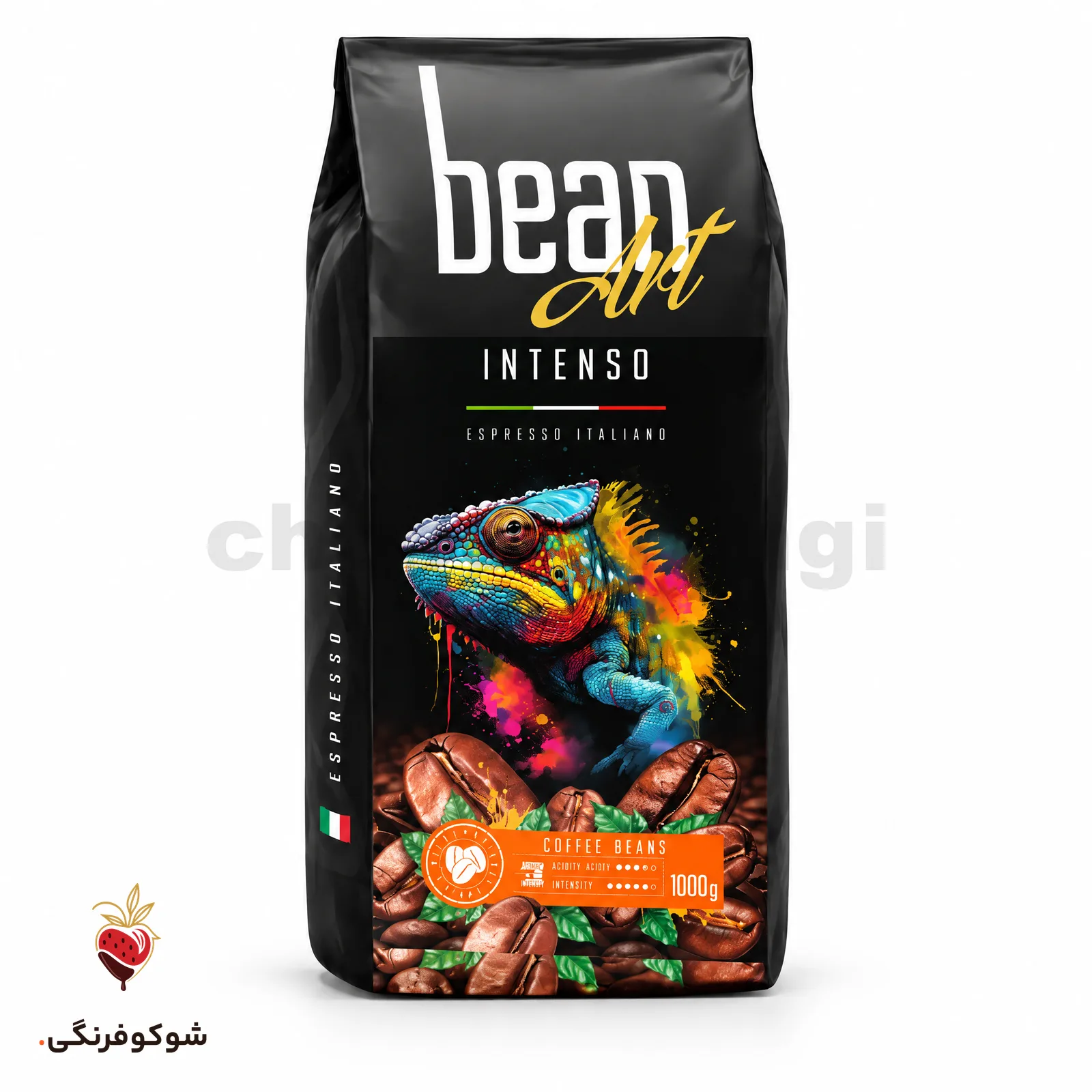 قهوه بین آرت اینتنسو ۱۰۰۰ گرمی – Bean Art Intenso Roasted Coffee Beans 1kg — شوکوفرنگی