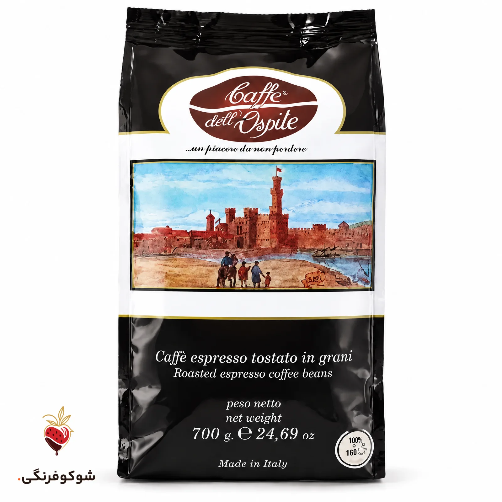 دانه قهوه لوکافه دل اوسپیته ۷۰۰ گرمی — شوکوفرنگی