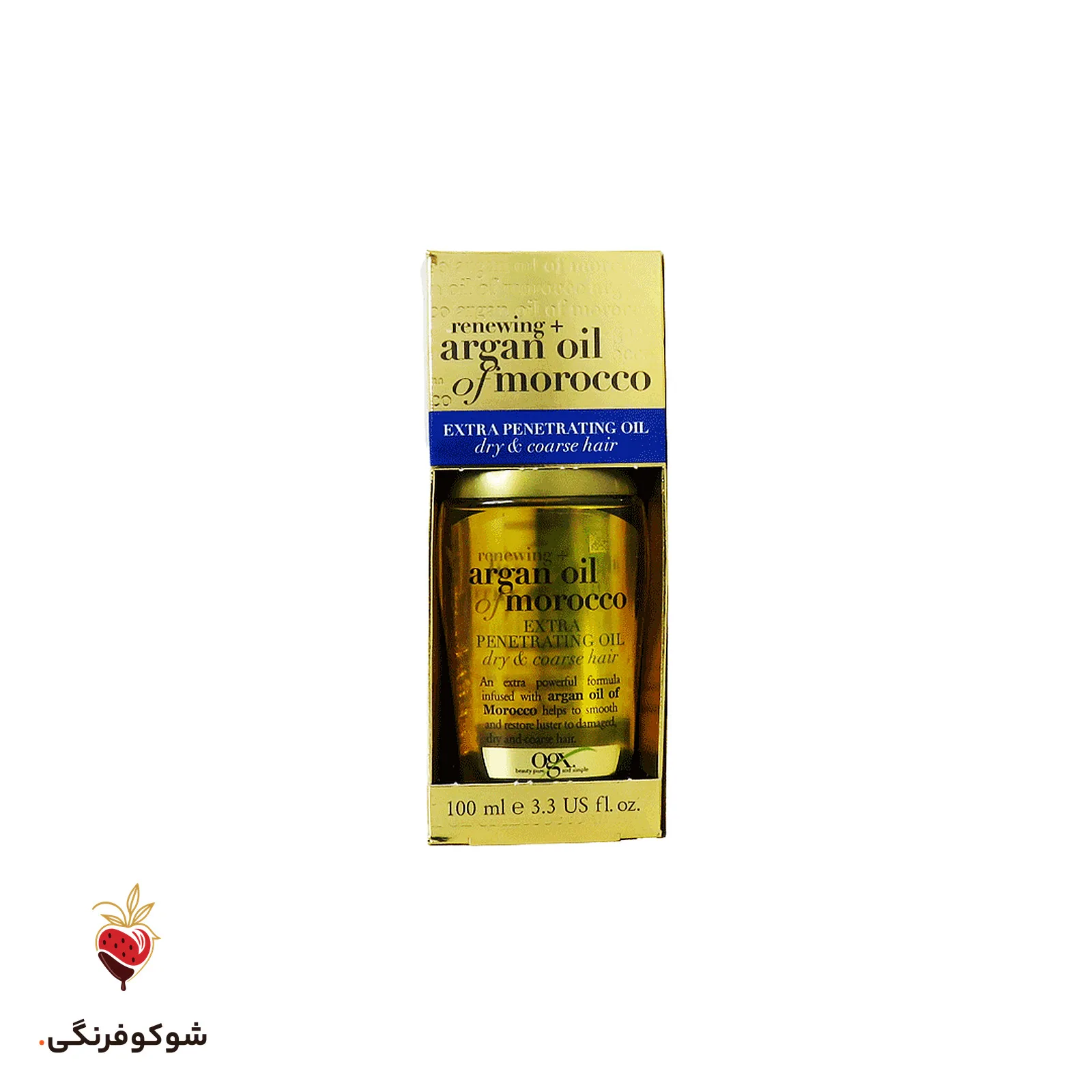 روغن مو آرگان مراکشی او جی ایکس ۱۰۰ میلی‌لیتری — شوکوفرنگی