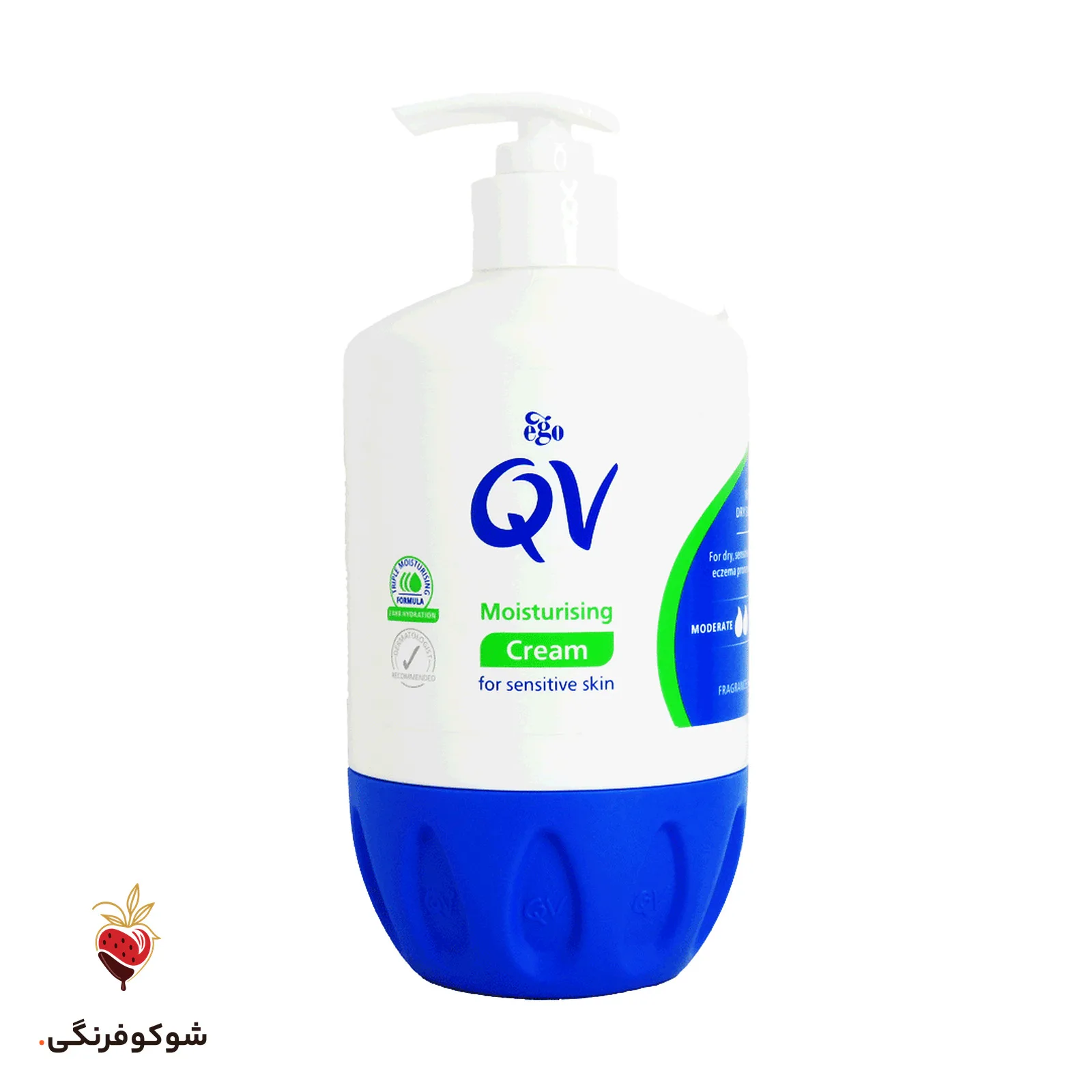 کرم مرطوب‌کننده پوست حساس کیووی ۵۰۰ گرمی — شوکوفرنگی
