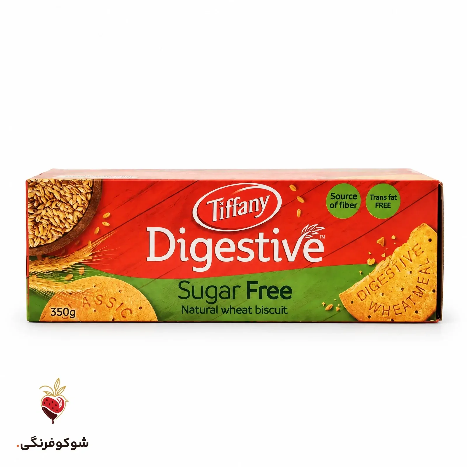 بسکوییت شوگر فری دایجستیو تیفانی 350 گرم — شوکوفرنگی