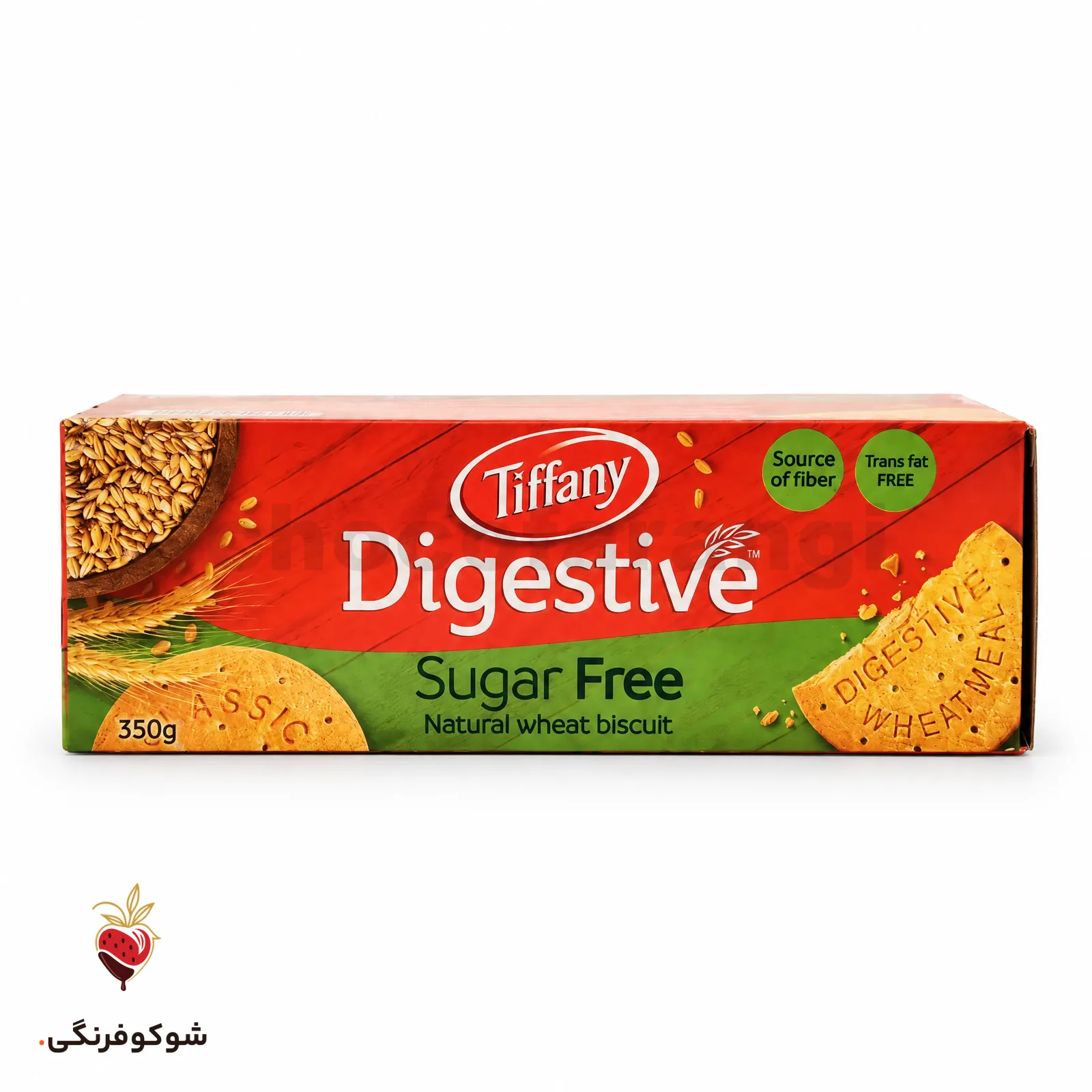 بسکوییت شوگر فری دایجستیو تیفانی 350 گرم — شوکوفرنگی