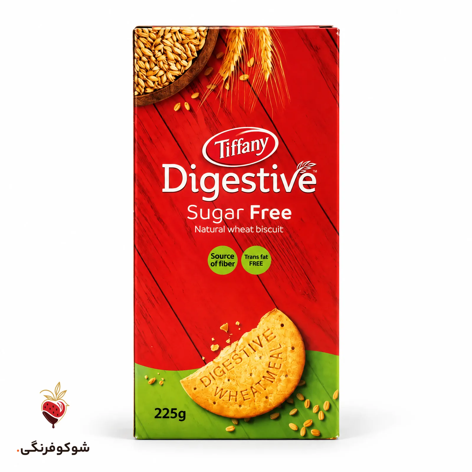 دایجستیو شوگر فری 225 گرم — شوکوفرنگی
