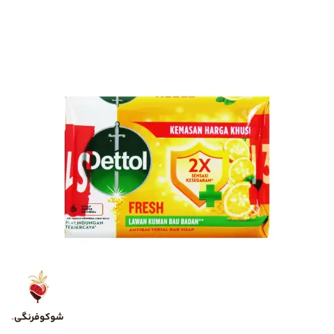 صابون دتول فرش لیمو ۱۰۰ گرمی — شوکوفرنگی