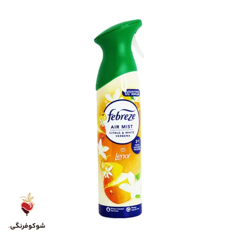 اسپری خوشبوکننده هوا فبریز لنور مرکبات و وربنای سفید ۱۸۵ میلی‌لیتری — شوکوفرنگی