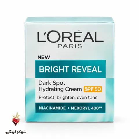 کرم آبرسان و ضد لک لورال LOreal Bright Reveal حجم 50 میلی لیتر — شوکوفرنگی